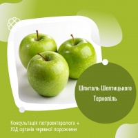 Консультація гастроентеролога + УЗД органів черевної порожнини Шпиталь Шептицького Тернопіль