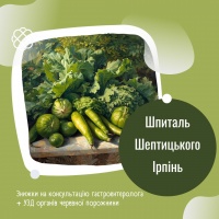 Знижки на консультацію гастроентеролога + УЗД органів черевної порожнини у Шпиталі Шептицького Ірпінь