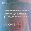 Здоров’я в твоїх грудях: знижка 45% щонеділі на 3D УЗД молочних залоз від ADONIS